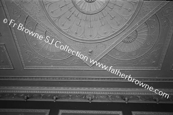 HEYWOOD HOUSE  PORTION OF GEORGIAN CEILING